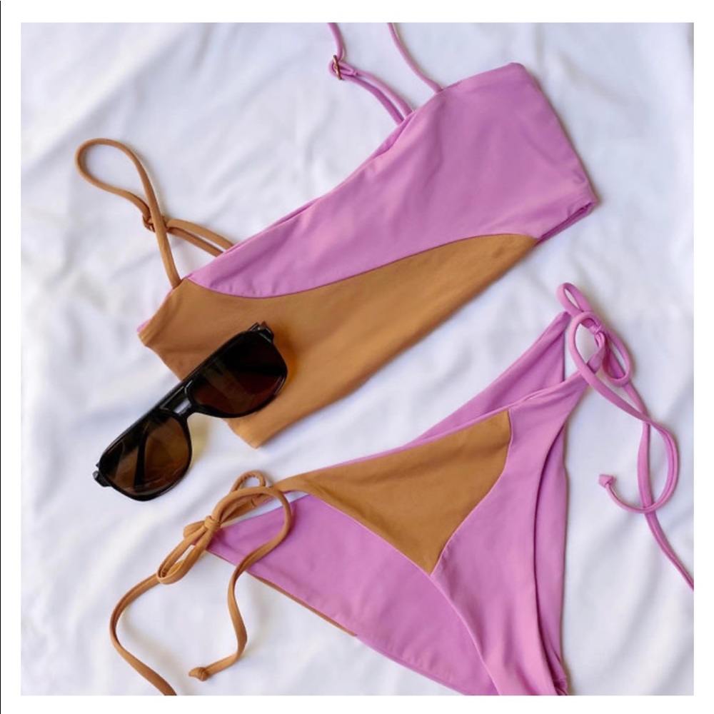 L*Space Color Block Bikini Set